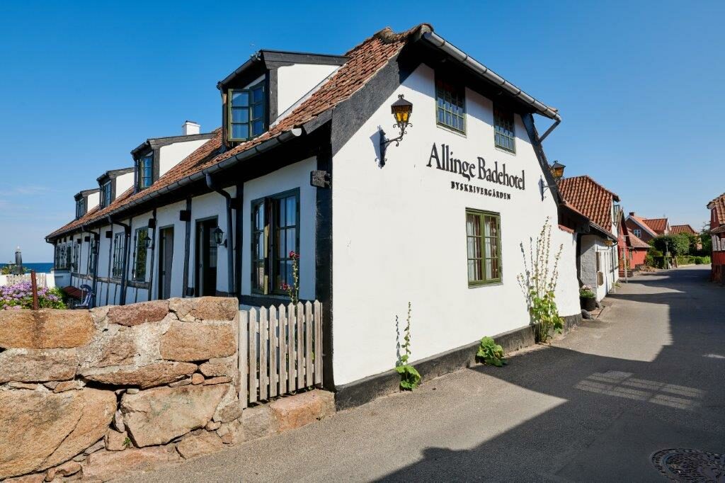 Hyggeligt hotel i Allinge-Sandvig.